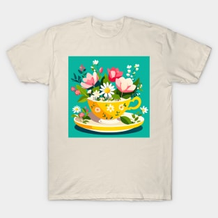 Cup of flowers T-Shirt